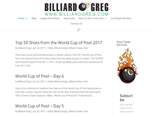 Tablet Screenshot of billiardgreg.com
